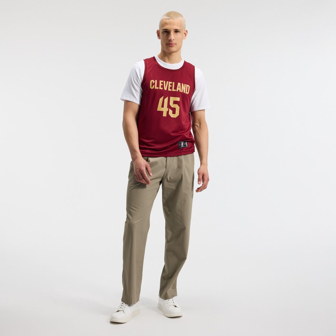 Donovan Mitchell Cleveland Cavaliers Fanatics Fast Break Replica Jersey - Icon Edition - Wine Official NBA Team Apparel Basketball Fan Gear