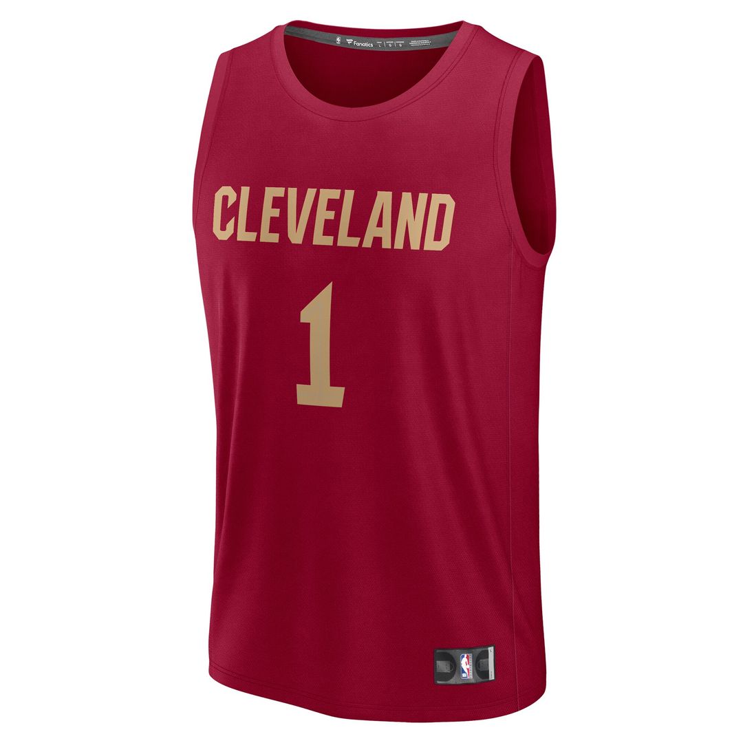Max Strus Cleveland Cavaliers Fanatics Youth Fast Break Player Jersey - Icon Edition - Wine Official NBA Team Apparel Basketball Fan Gear