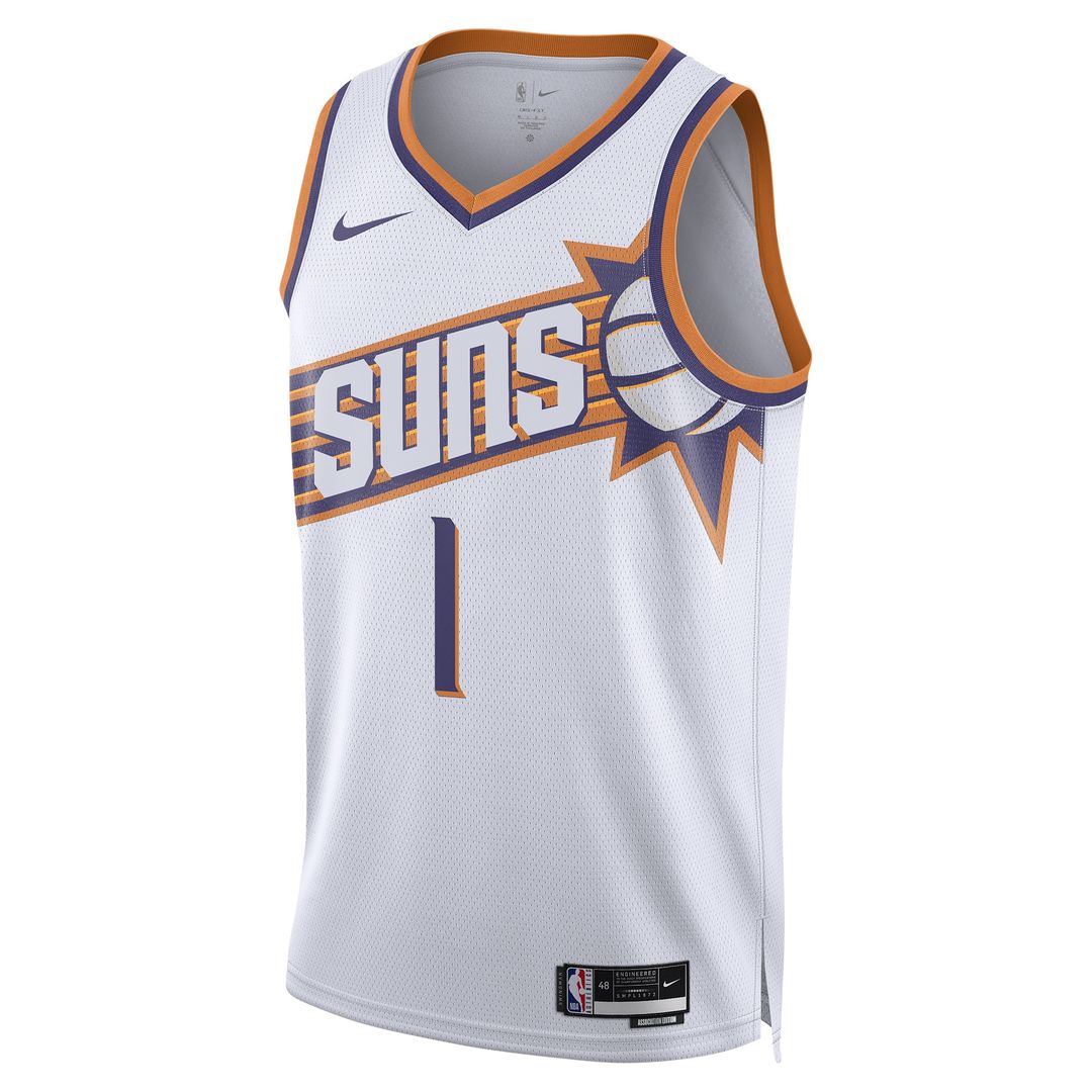 Devin Booker Phoenix Suns Nike Unisex Swingman Jersey - Association Edition - White Official NBA Team Apparel Basketball Fan Gear