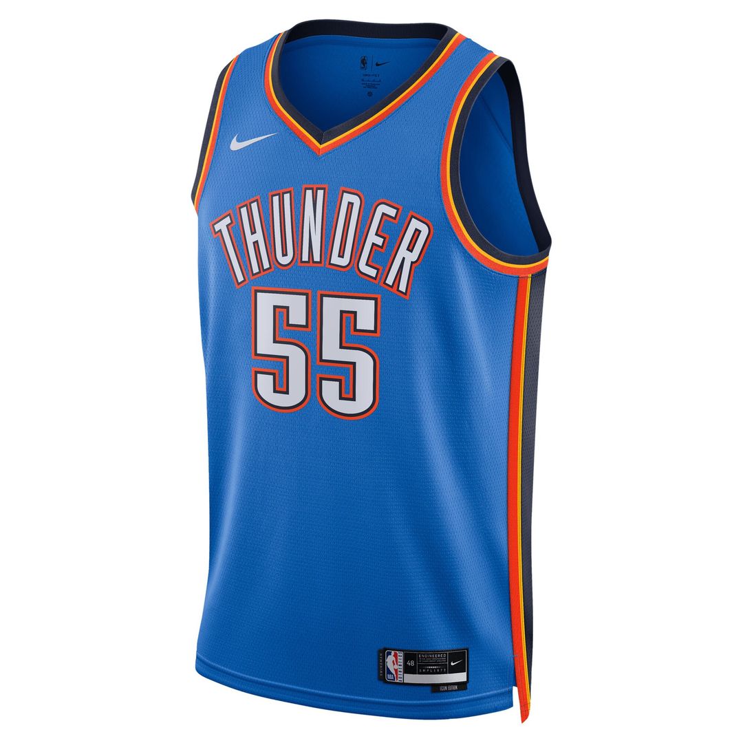 Isaiah Hartenstein Oklahoma City Thunder Nike Unisex Swingman Jersey - Icon Edition - Blue Official NBA Team Apparel Basketball Fan Gear