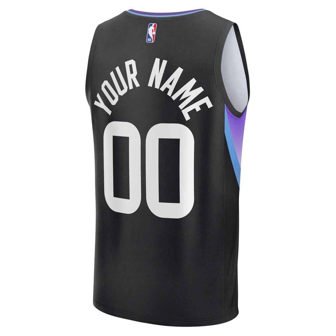 Utah Jazz Fanatics Fast Break Replica Custom Jersey - Purple - Icon Edition Official NBA Team Apparel Basketball Fan Gear