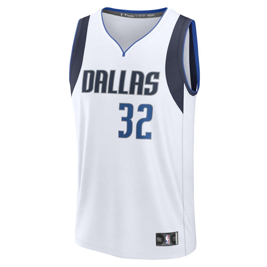 Cooper Flagg Dallas Mavericks Fanatics 2025 NBA Draft First Round Pick Fast Break Replica Jersey - Association Edition - White Official NBA Team Appar