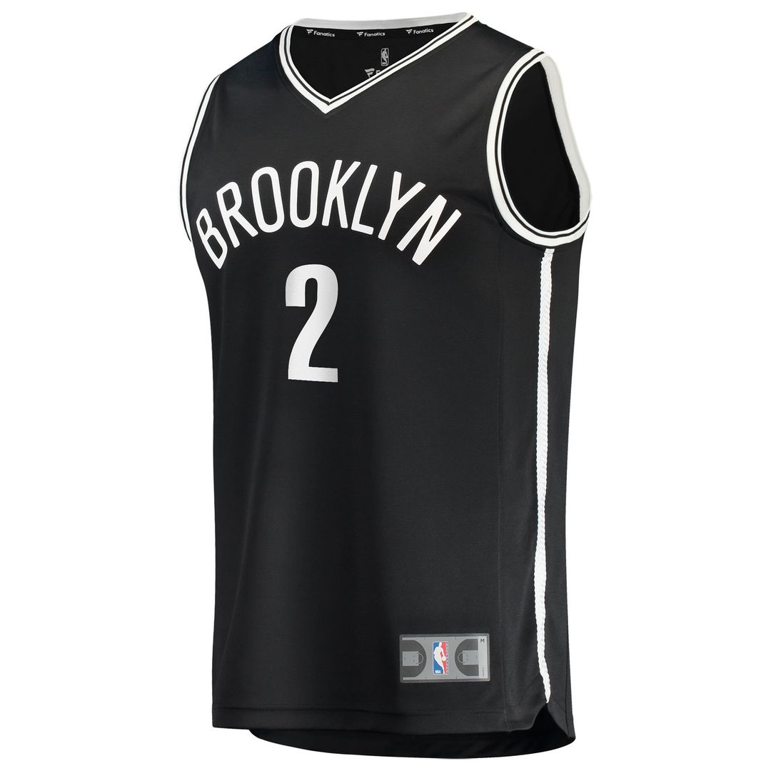 Daniel Wolf Brooklyn Nets Fanatics Fast Break Replica Jersey - Black - Icon Edition Official NBA Team Apparel Basketball Fan Gear