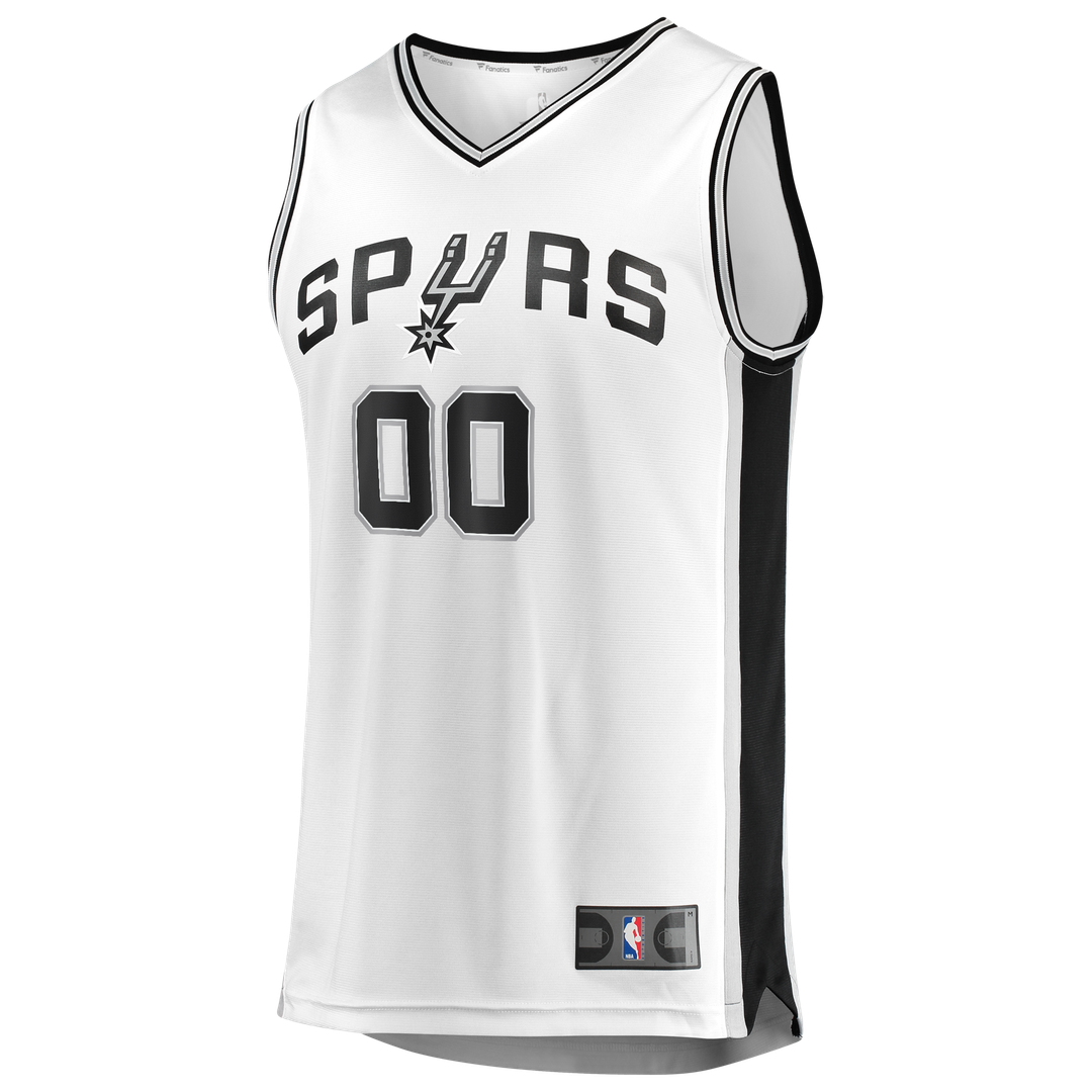San Antonio Spurs Fanatics 2026 NBA Finals Fast Break Custom Jersey - Association Edition - White Official NBA Team Apparel Basketball Fan Gear