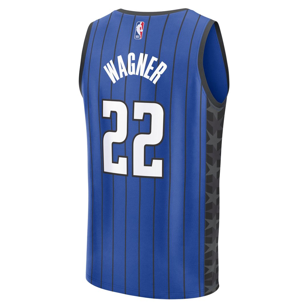 Franz Wagner Orlando Magic Fanatics Fast Break Replica Player Jersey - Statement Edition - Blue Official NBA Team Apparel Basketball Fan Gear