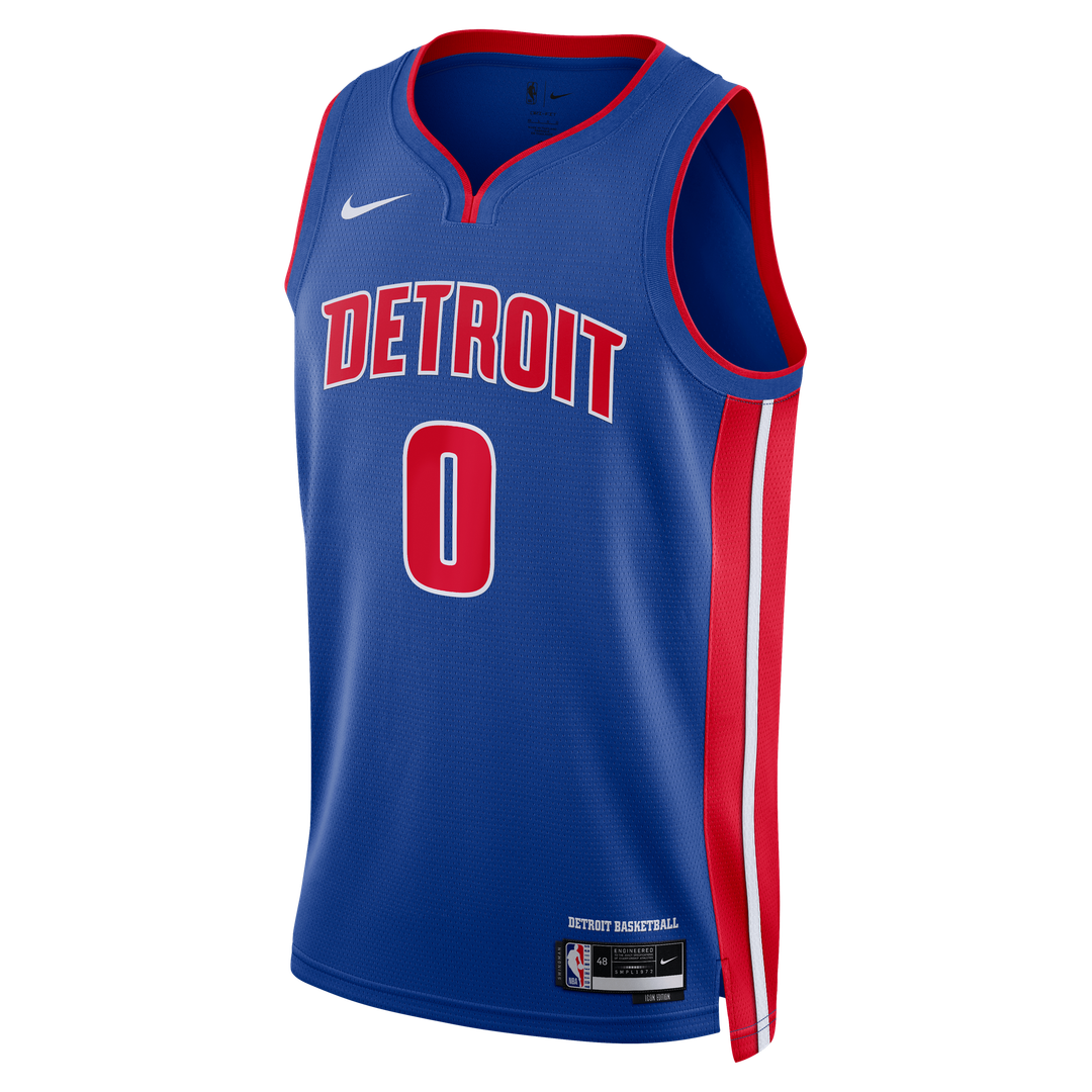 Jalen Duren Detroit Pistons Nike Unisex Swingman Jersey - Icon Edition - Blue Official NBA Team Apparel Basketball Fan Gear