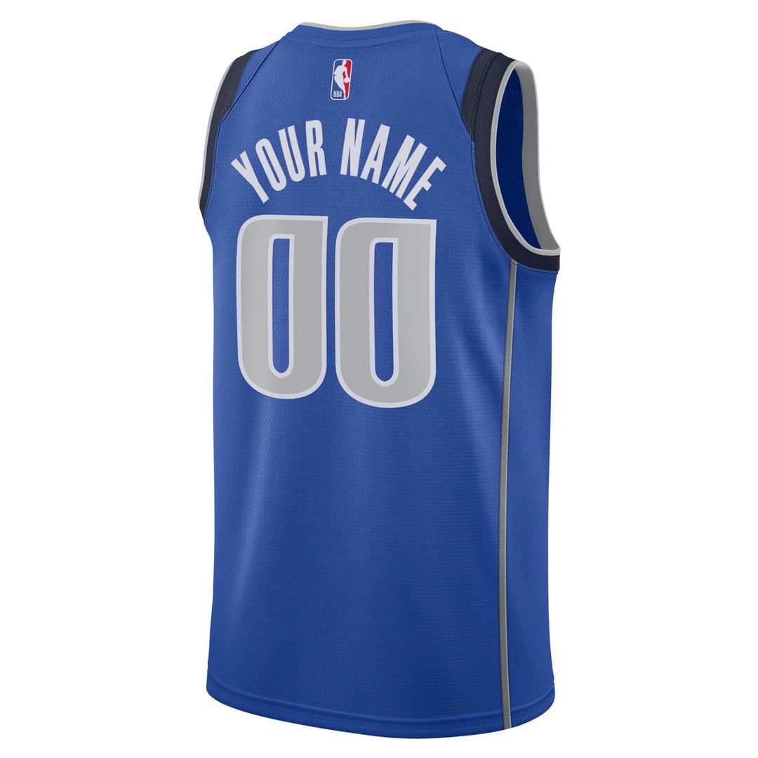 Dallas Mavericks Nike Unisex Swingman Custom Jersey White - Association Edition Official NBA Team Apparel Basketball Fan Gear
