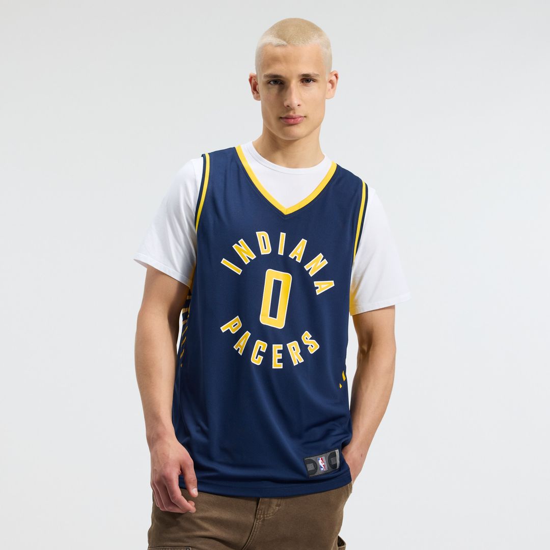 Tyrese Haliburton Indiana Pacers Fanatics Fast Break Replica Jersey - Navy - Icon Edition Official NBA Team Apparel Basketball Fan Gear