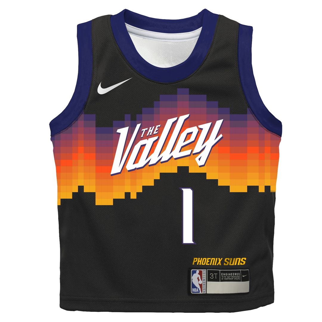 Devin Booker Phoenix Suns Nike Infant 2025/26 City Edition Swingman Jersey - Black Official NBA Team Apparel Basketball Fan Gear