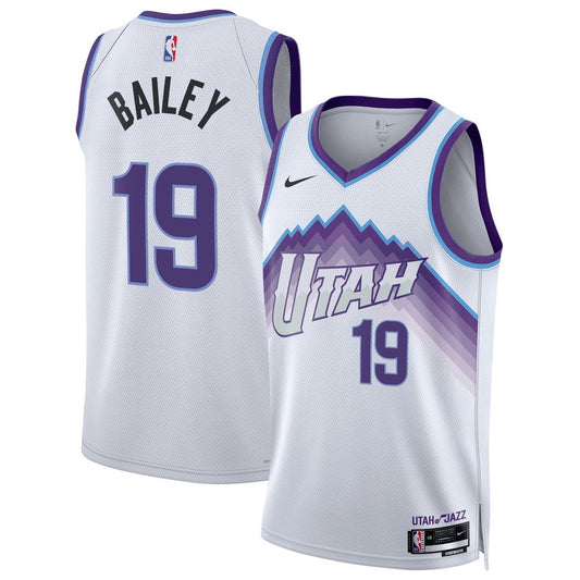 Ace Bailey Utah Jazz Nike Unisex Swingman Jersey - Association Edition - White Official NBA Team Apparel Basketball Fan Gear