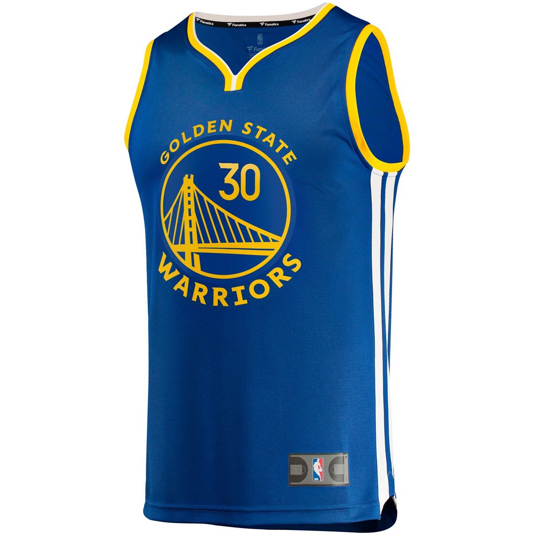 Stephen Curry Golden State Warriors Fanatics Big & Tall Fast Break Player Jersey - Royal - Icon Edition Official NBA Team Apparel Basketball Fan Gear
