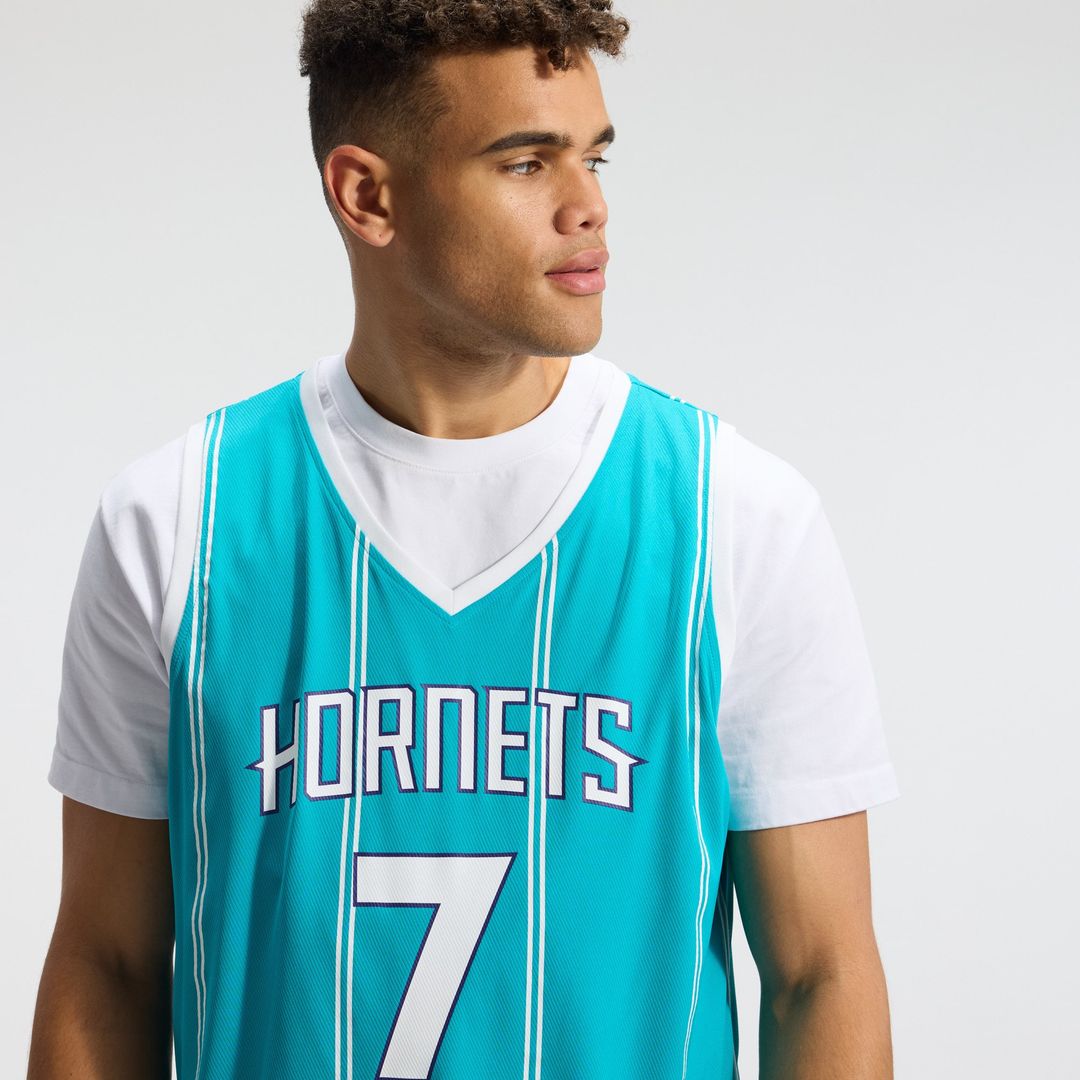 Kon Knueppel Charlotte Hornets Fanatics 2025 NBA Draft First Round Pick Fast Break Replica Jersey - Icon Edition - Teal Official NBA Team Apparel Bask