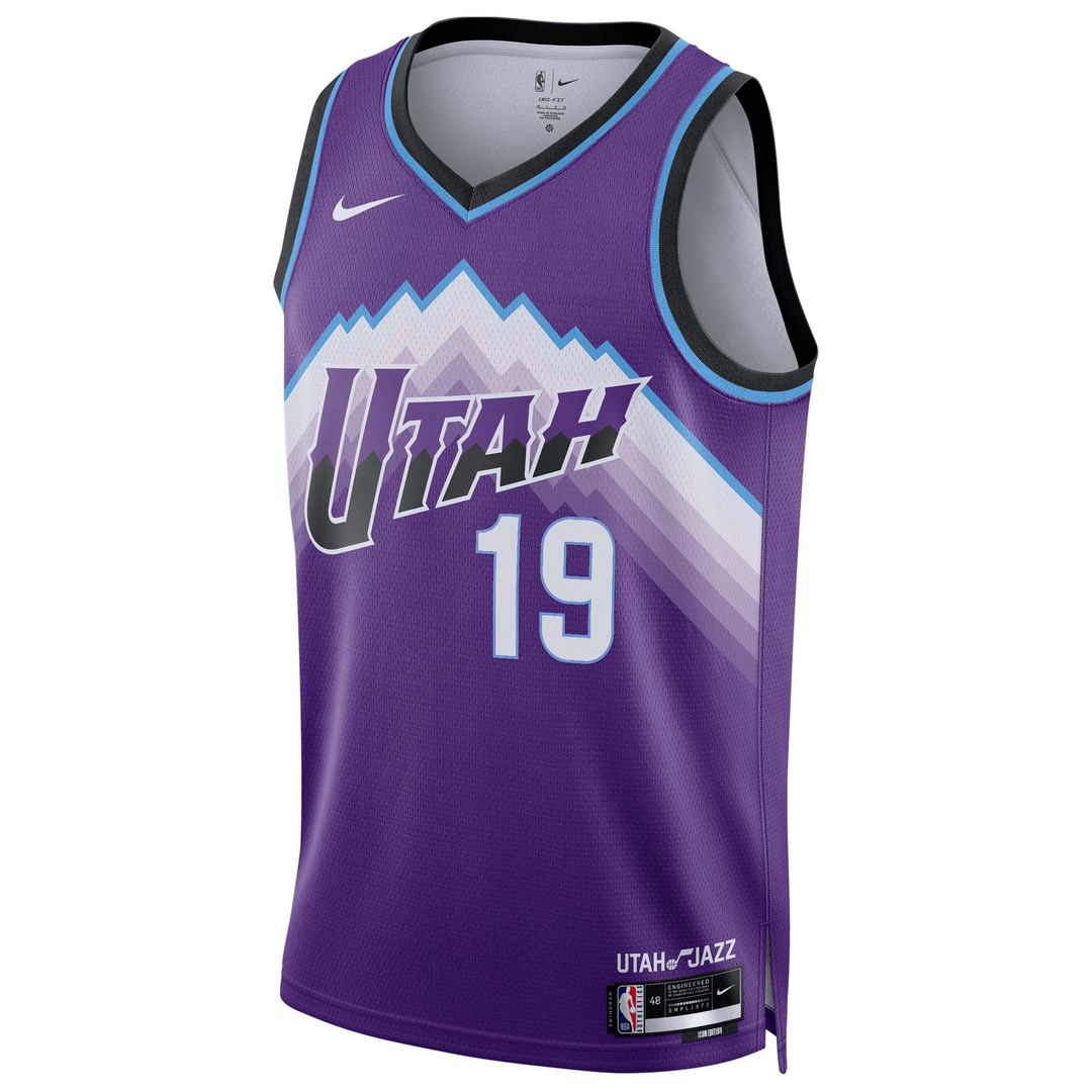 Ace Bailey Utah Jazz Nike Unisex Swingman Jersey - Icon Edition - Purple Official NBA Team Apparel Basketball Fan Gear