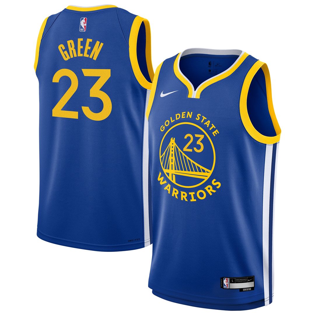 Draymond Green Golden State Warriors Nike Youth Swingman Jersey - Icon Edition - Royal Official NBA Team Apparel Basketball Fan Gear