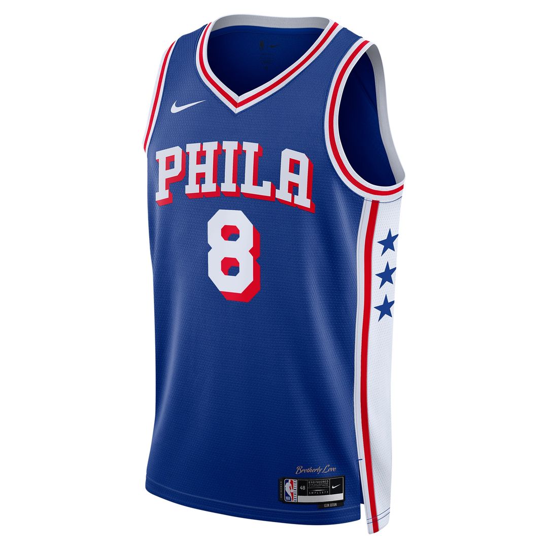 Paul George Philadelphia 76ers Nike Unisex 2024 Offseason Addition Nike Swingman Jersey - Royal Official NBA Team Apparel Basketball Fan Gear