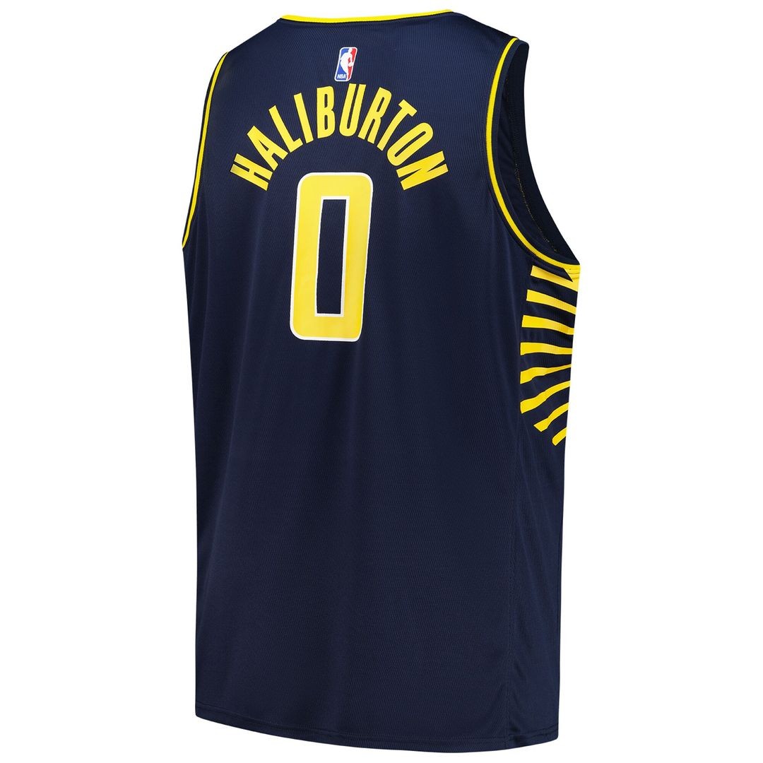 Tyrese Haliburton Indiana Pacers Fanatics Big & Tall Fast Break Jersey - Icon Edition - Navy Official NBA Team Apparel Basketball Fan Gear