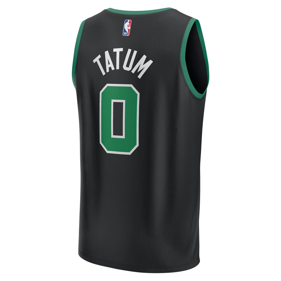 Jayson Tatum Boston Celtics Fanatics Youth Fast Break Replica Player Jersey - Statement Edition - Black Official NBA Team Apparel Basketball Fan Gear