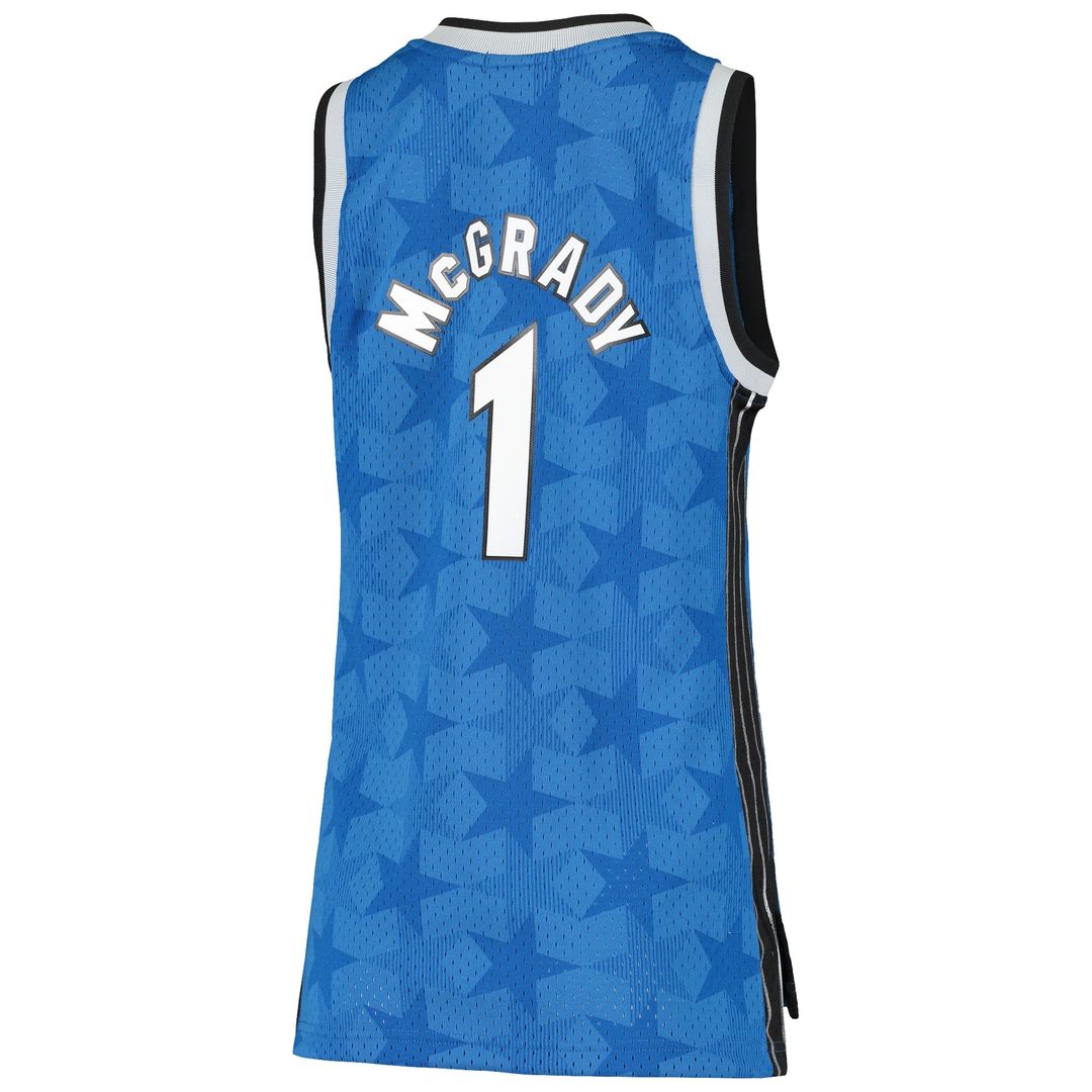 Tracy McGrady Orlando Magic Mitchell & Ness Women's 2000/01 Hardwood Classics Swingman Jersey - Blue Official NBA Team Apparel Basketball Fan Gear