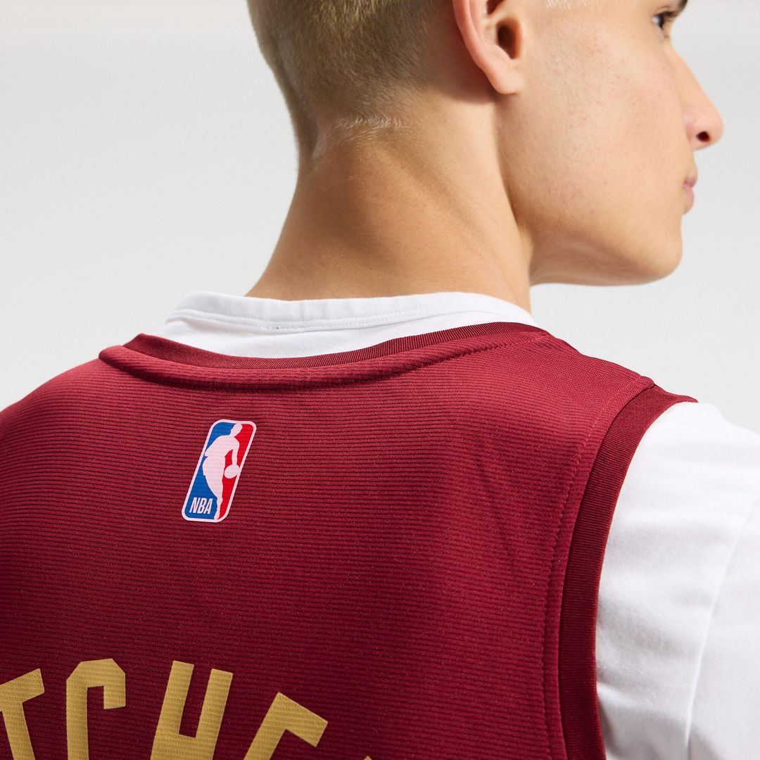 Donovan Mitchell Cleveland Cavaliers Fanatics Fast Break Replica Jersey - Icon Edition - Wine Official NBA Team Apparel Basketball Fan Gear