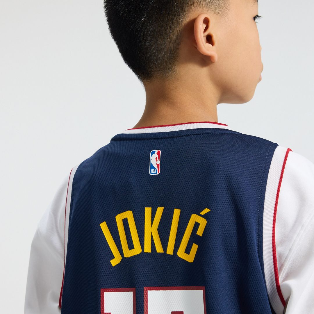 Nikola Jokic Denver Nuggets Fanatics Youth Fast Break Replica Player Jersey - Icon Edition - Navy Official NBA Team Apparel Basketball Fan Gear