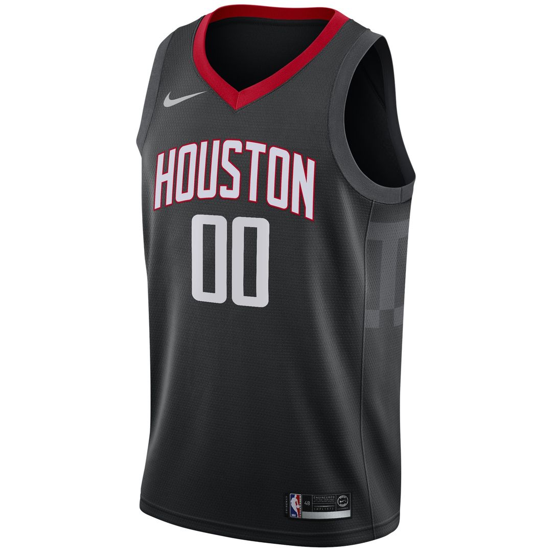 Houston Rockets Nike Swingman Custom Jersey Black - Statement Edition Official NBA Team Apparel Basketball Fan Gear