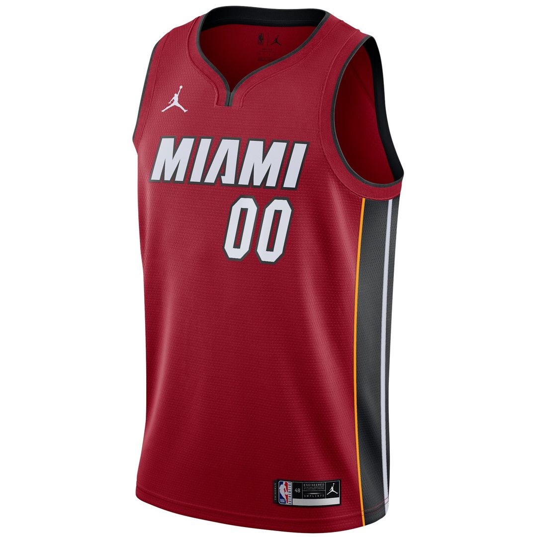 Miami Heat Jordan Brand Swingman Custom Jersey - Statement Edition - Red Official NBA Team Apparel Basketball Fan Gear