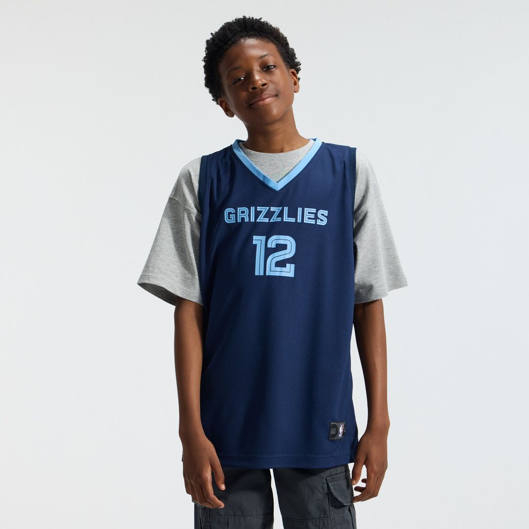 Ja Morant Memphis Grizzlies Fanatics Youth Fast Break Replica Player Jersey - Icon Edition - Navy Official NBA Team Apparel Basketball Fan Gear