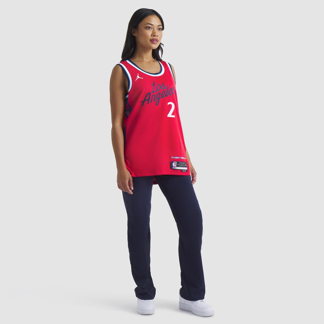 Kawhi Leonard LA Clippers Jordan Brand Unisex 2024/25 Swingman Jersey - Statement Edition - Red Official NBA Team Apparel Basketball Fan Gear