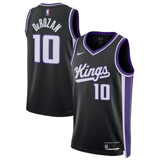 DeMar DeRozan Sacramento Kings Nike Unisex Swingman Player Jersey - Icon Edition - Black Official NBA Team Apparel Basketball Fan Gear
