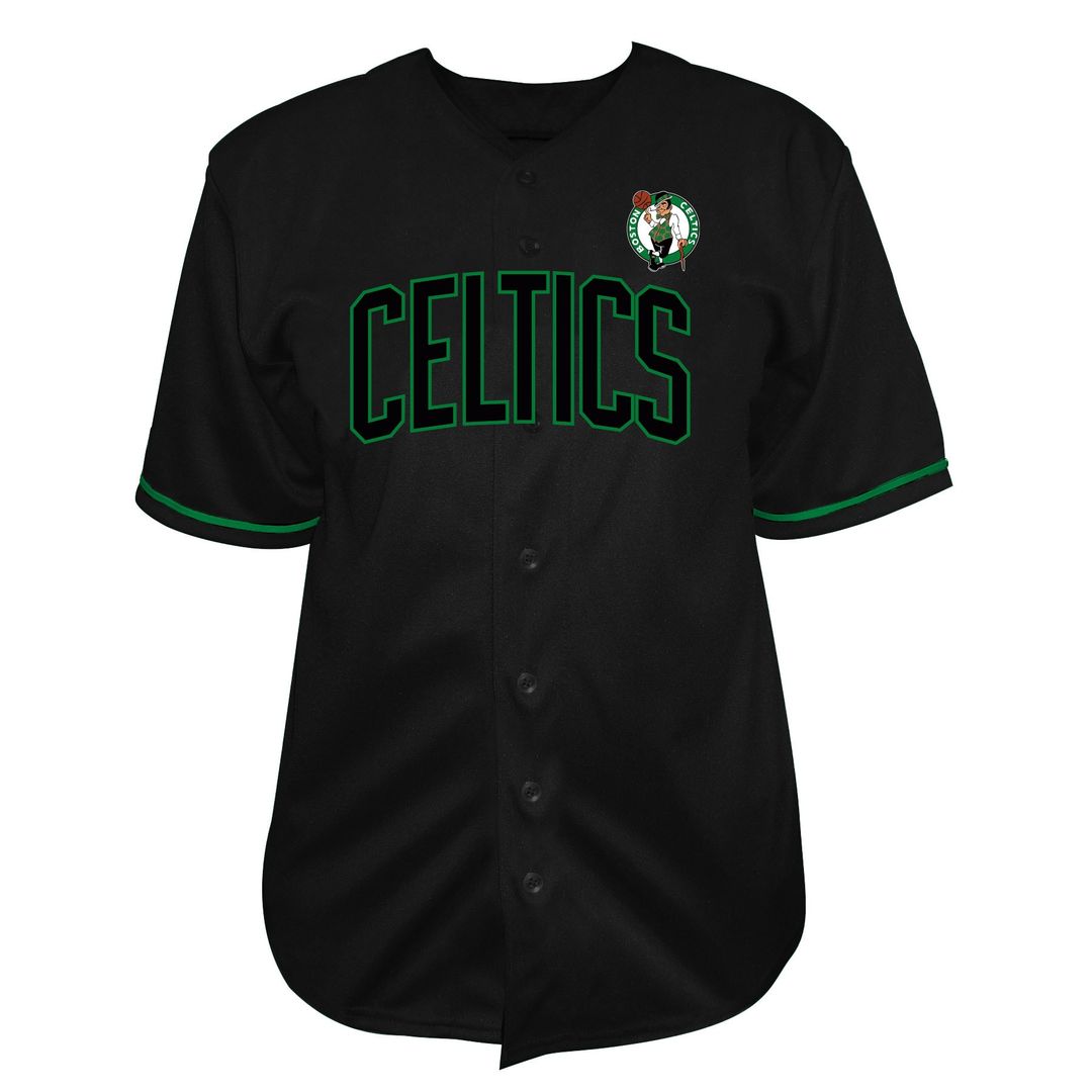 Jayson Tatum Boston Celtics Profile Big & Tall Name & Number Button-Up Jersey - Black Official NBA Team Apparel Basketball Fan Gear