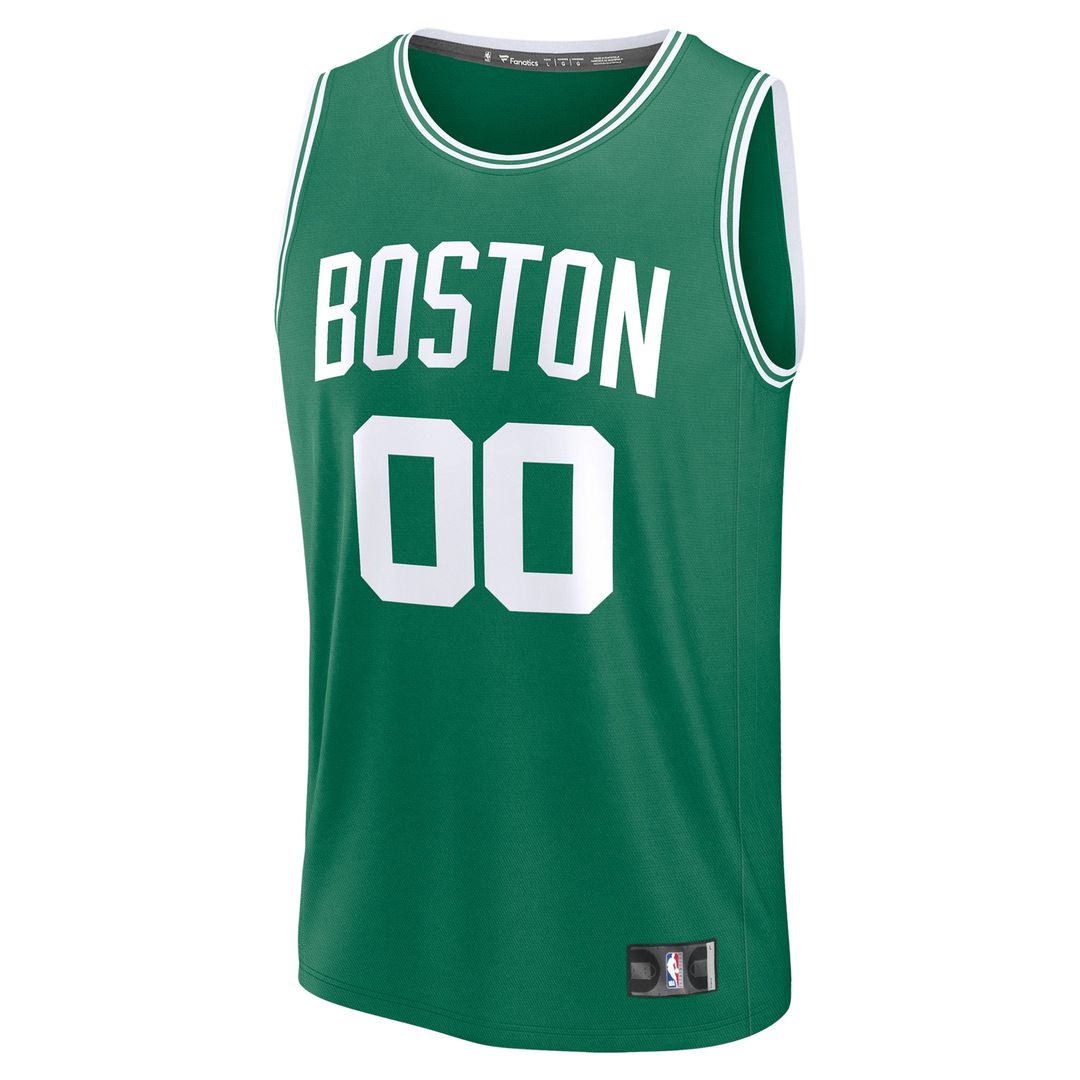 Boston Celtics Fanatics Fast Break Custom Jersey - Icon Edition - Kelly Green Official NBA Team Apparel Basketball Fan Gear