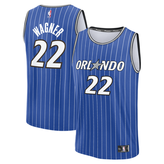 Franz Wagner Orlando Magic Fanatics Fast Break Replica Player Jersey - Icon Edition - Blue Official NBA Team Apparel Basketball Fan Gear