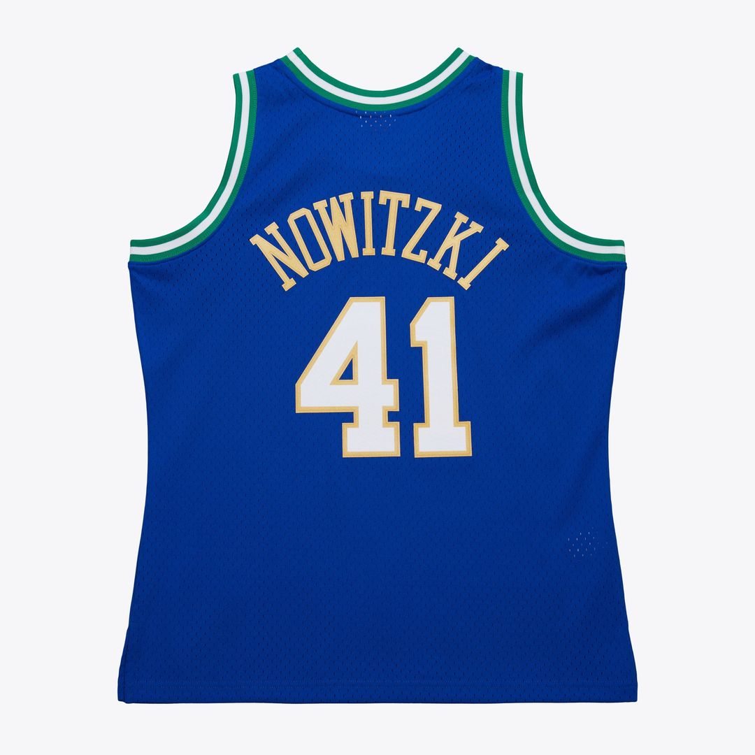 Dirk Nowitzki Dallas Mavericks 1998 Swingman Jersey - Royal Official NBA Team Apparel Basketball Fan Gear