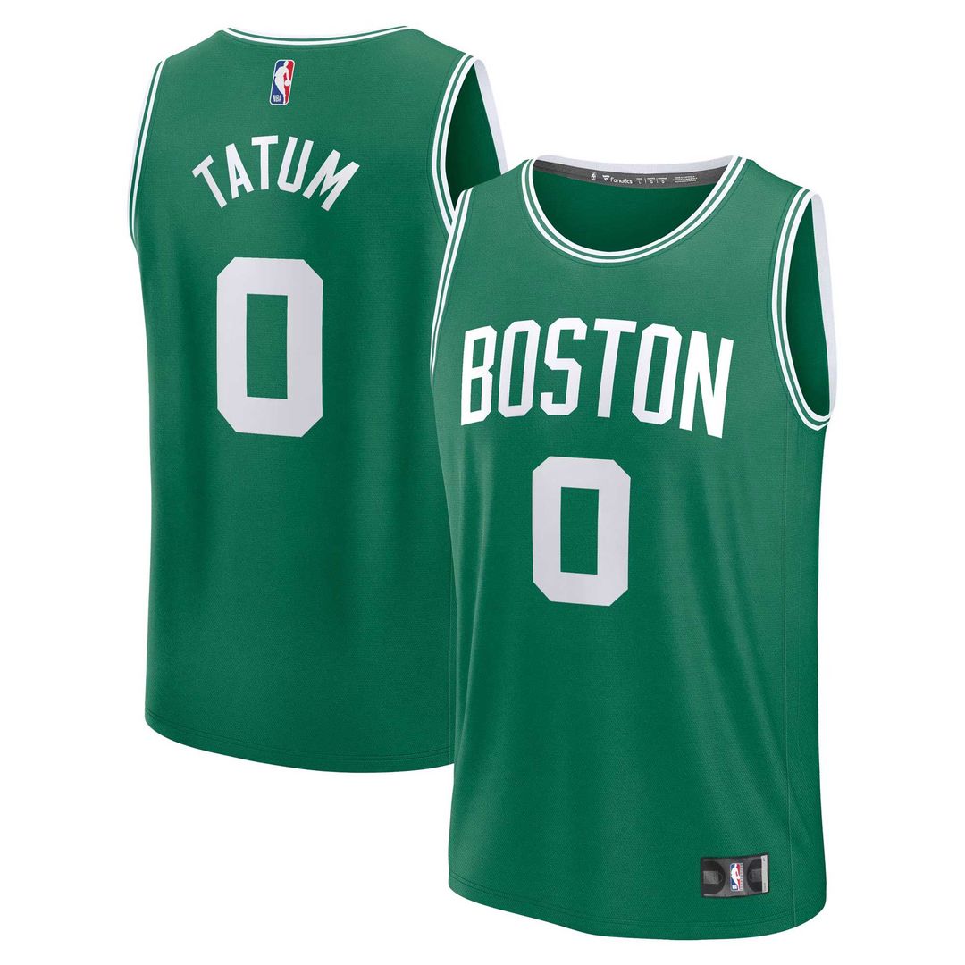 Jayson Tatum Boston Celtics Fanatics Youth Fast Break Replica Player Jersey - Icon Edition - Kelly Green Official NBA Team Apparel Basketball Fan Gear