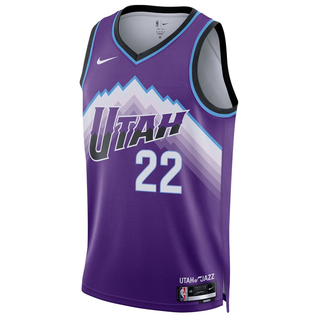 Kyle Filipowski Utah Jazz Nike Unisex Swingman Jersey - Icon Edition - Purple Official NBA Team Apparel Basketball Fan Gear
