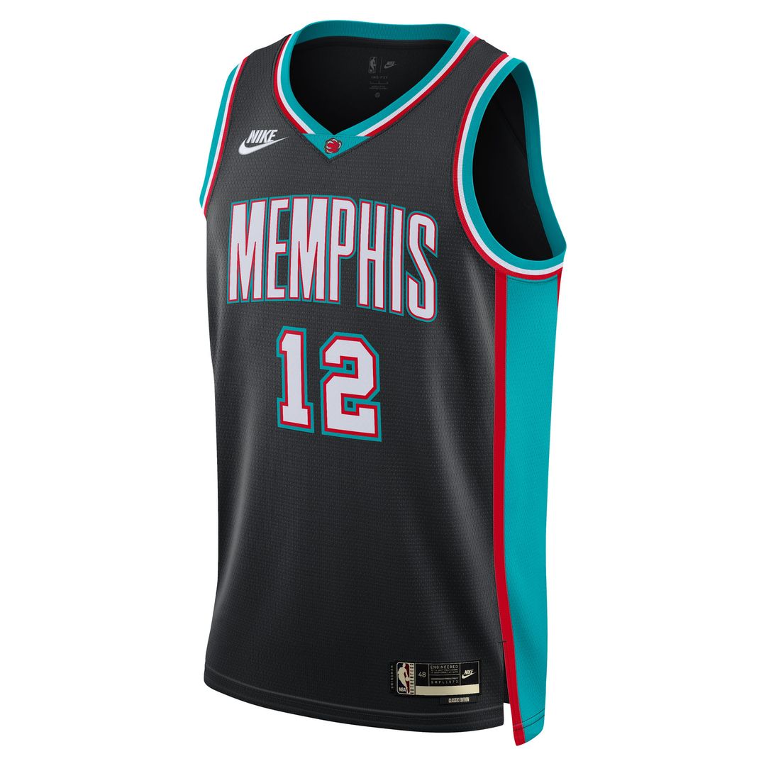 Ja Morant Memphis Grizzlies Nike Unisex Swingman Jersey - Classic Edition - Black Official NBA Team Apparel Basketball Fan Gear