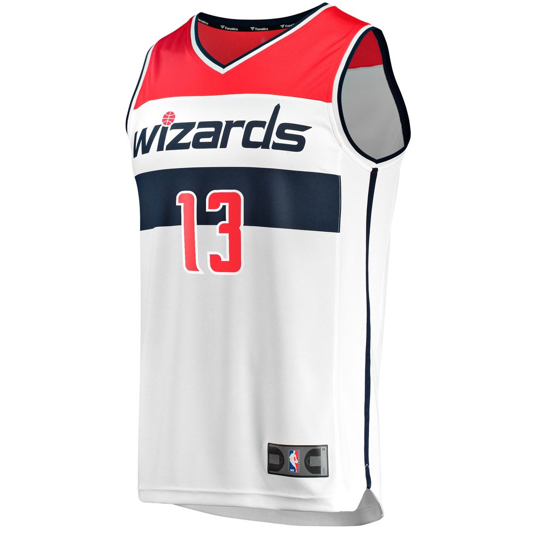 Jordan Poole Washington Wizards Fanatics Youth Fast Break Player Jersey - Association Edition - White Official NBA Team Apparel Basketball Fan Gear