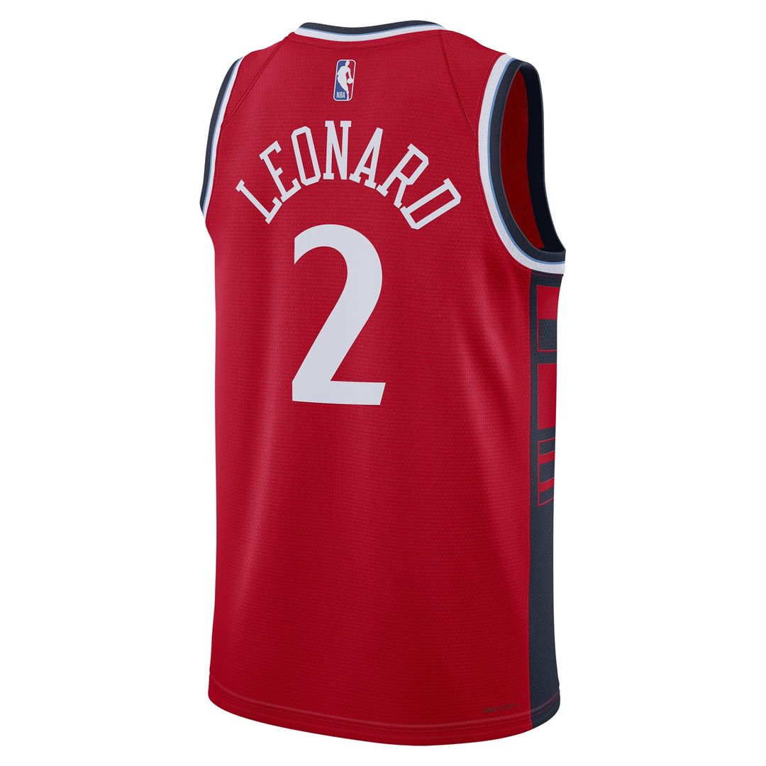 Kawhi Leonard LA Clippers Jordan Brand Unisex 2024/25 Swingman Jersey - Statement Edition - Red Official NBA Team Apparel Basketball Fan Gear