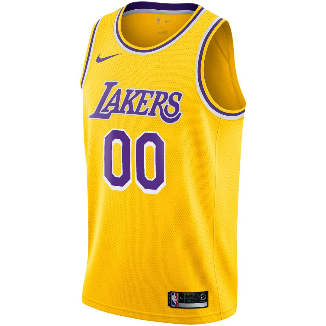 Los Angeles Lakers Nike 2020/21 Swingman Custom Jersey - Association Edition - White Official NBA Team Apparel Basketball Fan Gear