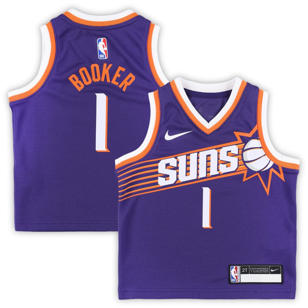 Devin Booker Phoenix Suns Nike Toddler Swingman Player Jersey - Icon Edition - Purple Official NBA Team Apparel Basketball Fan Gear