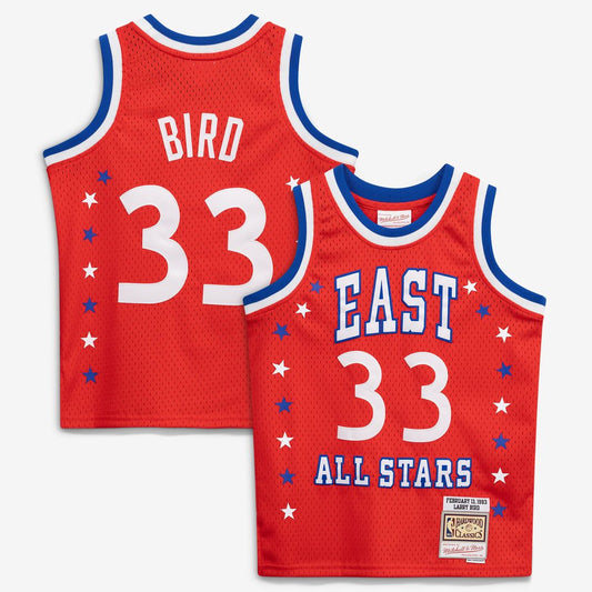 Larry Bird 1983 NBA All-Star Game Mitchell & Ness Youth Hardwood Classics Swingman Jersey - Red Official NBA Team Apparel Basketball Fan Gear