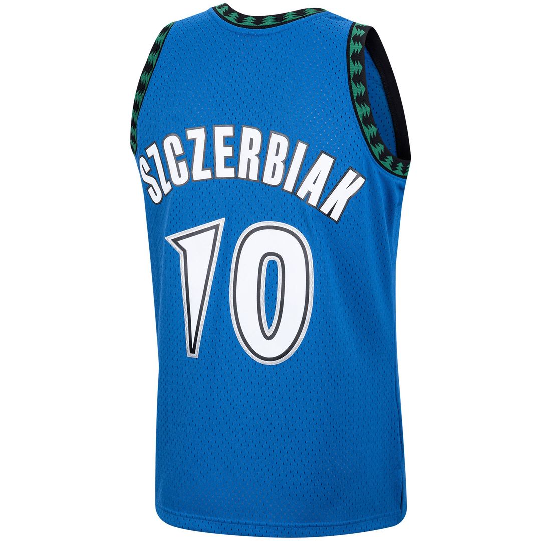 Wally Szczerbiak Minnesota Timberwolves Mitchell & Ness 2003/04 Hardwood Classics Swingman Jersey - Blue Official NBA Team Apparel Basketball Fan Gear