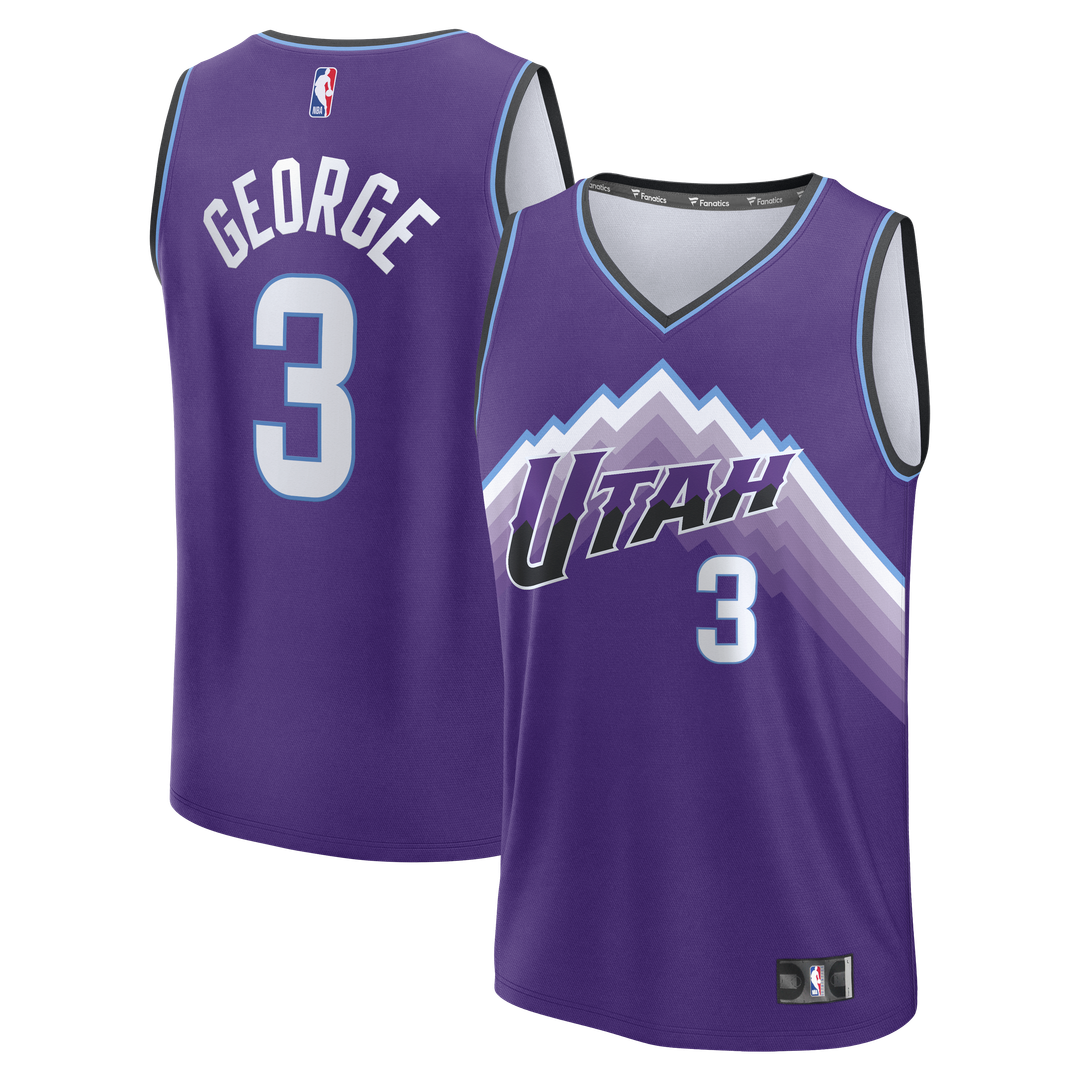 Keyonte George Utah Jazz Fanatics Fast Break Replica Jersey - Purple - Icon Edition Official NBA Team Apparel Basketball Fan Gear