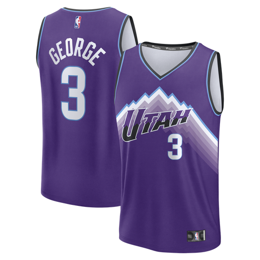 Keyonte George Utah Jazz Fanatics Fast Break Replica Jersey - Purple - Icon Edition Official NBA Team Apparel Basketball Fan Gear