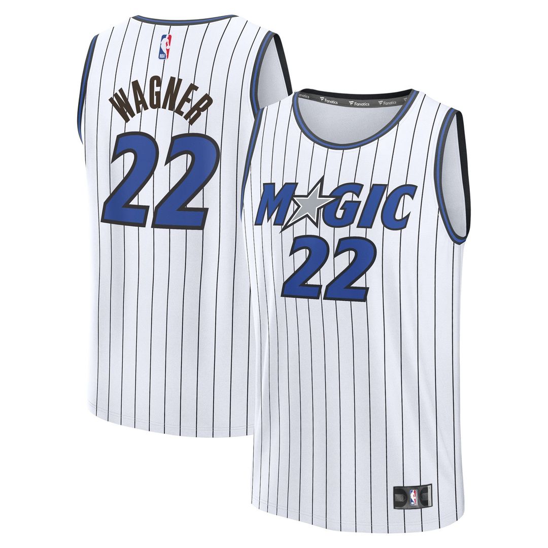 Franz Wagner Orlando Magic Fanatics Youth Fast Break Replica Player Jersey - Association Edition - White Official NBA Team Apparel Basketball Fan Gear