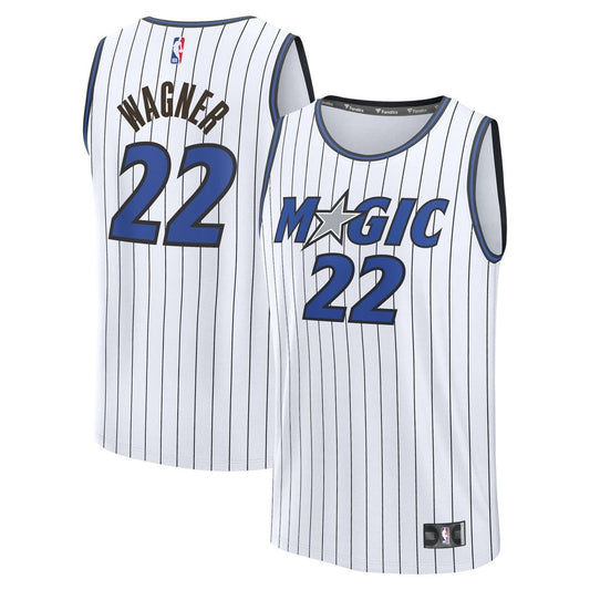 Franz Wagner Orlando Magic Fanatics Youth Fast Break Replica Player Jersey - Association Edition - White Official NBA Team Apparel Basketball Fan Gear