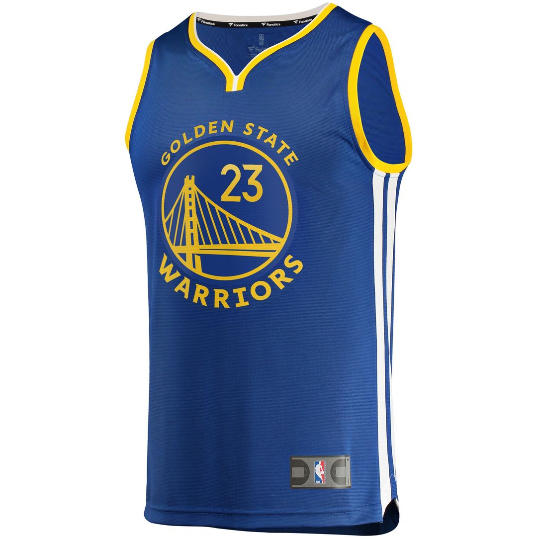 Draymond Green Golden State Warriors Fanatics Fast Break Replica Player Team Jersey - Icon Edition - Royal Official NBA Team Apparel Basketball Fan Ge