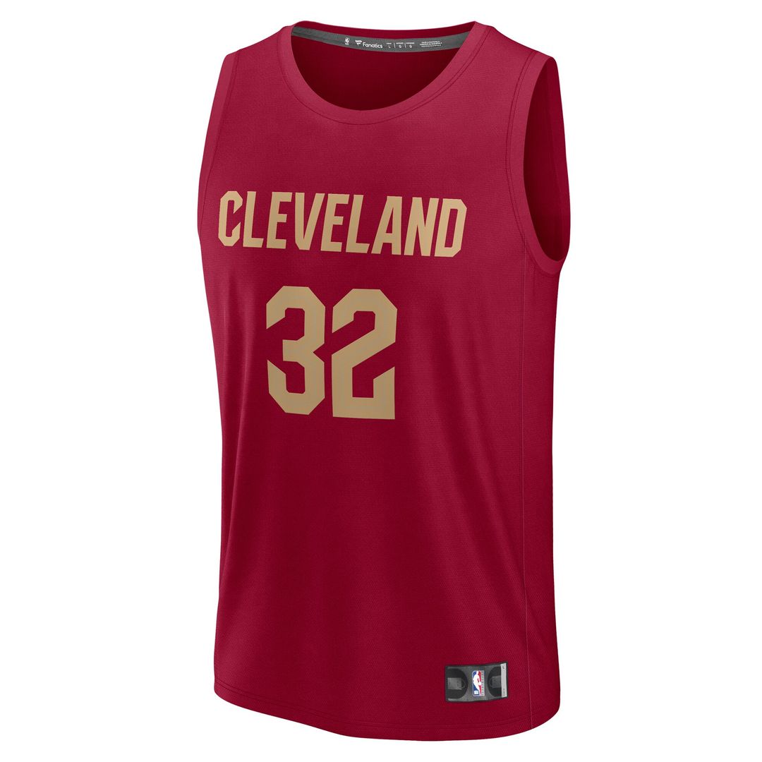 Dean Wade Cleveland Cavaliers Fanatics Youth Fast Break Player Jersey - Icon Edition - Wine Official NBA Team Apparel Basketball Fan Gear