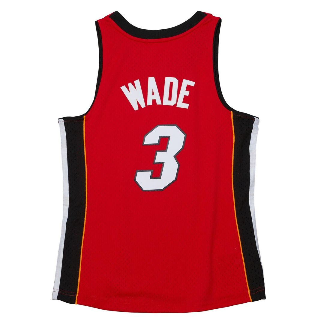 Dwyane Wade Miami Heat Women's 2005/06 Hardwood Classics Swingman Jersey - Red Official NBA Team Apparel Basketball Fan Gear