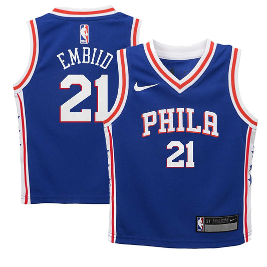Joel Embiid Philadelphia 76ers Nike Preschool Swingman Player Jersey - Icon Edition - Royal Official NBA Team Apparel Basketball Fan Gear